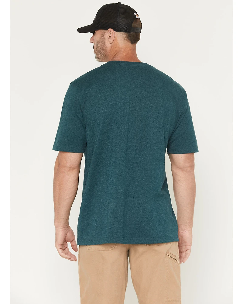 Carhartt Men's Loose Fit Heavyweight Logo Pocket Work T-Shirt