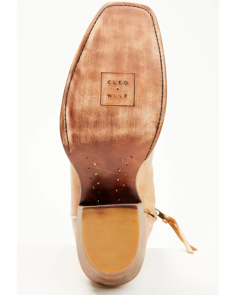 Cleo + Wolf Women's Fern Western Booties - Square Toe