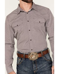 Gibson Trading Co Men's Star Struck Geo Print Long Sleeve Snap Western Shirt