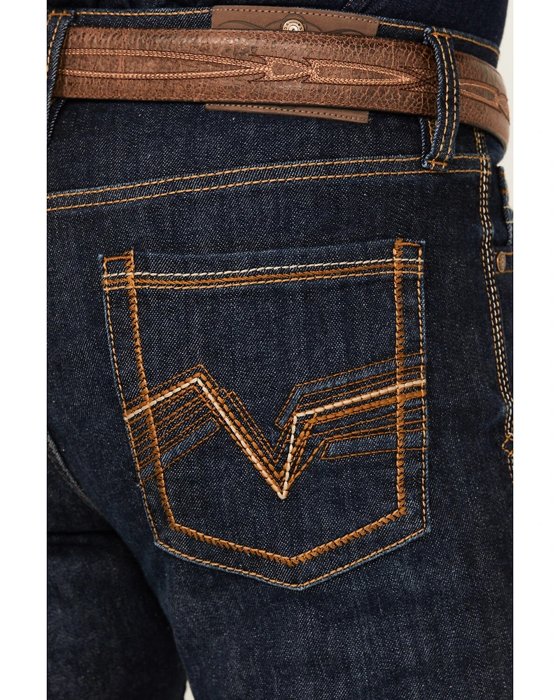 Cody James Men's Night Hawk Wash Wyatt Slim Bootcut Stretch Denim Jeans