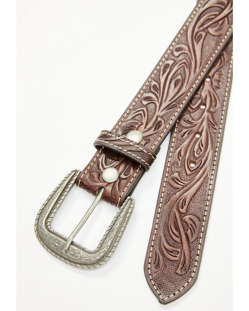 RANK 45® Men's Seed Bead Leather Belt