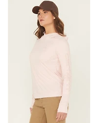 Carhartt Women's Force Sun Defender™ Relaxed Fit Lightweight Long Sleeve Hooded Graphic Work Shirt