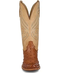 Tony Lama Women's Zaire Exotic Full Quill Ostrich Western Boots - Square Toe