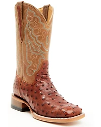 Shyanne Women's Brandie Exotic Ostrich Western Boots - Broad Square Toe