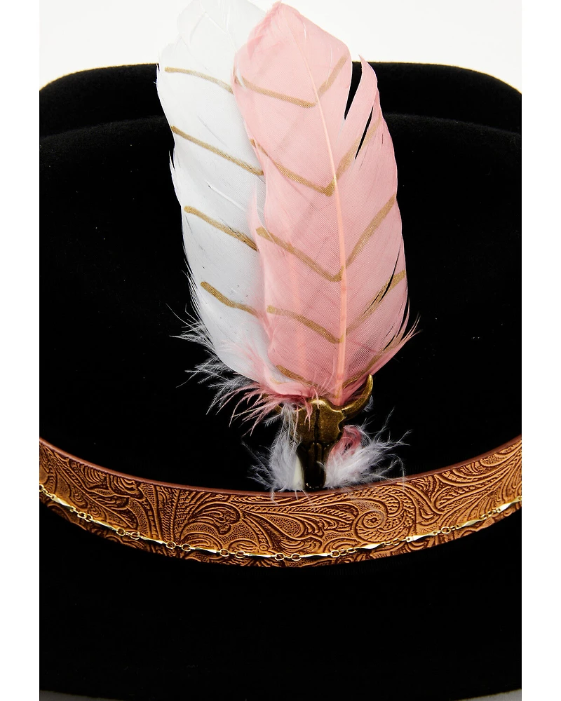 Shyanne Women's Feathered Cowboy Hat