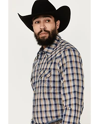 Cody James Men's Colt Plaid Print Long Sleeve Snap Western Shirt - Big