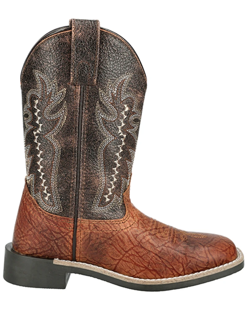 Smoky Mountain Boys' Presley Western Boots - Broad Square Toe