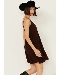 Shyanne Women's Crochet Trim Mini Dress