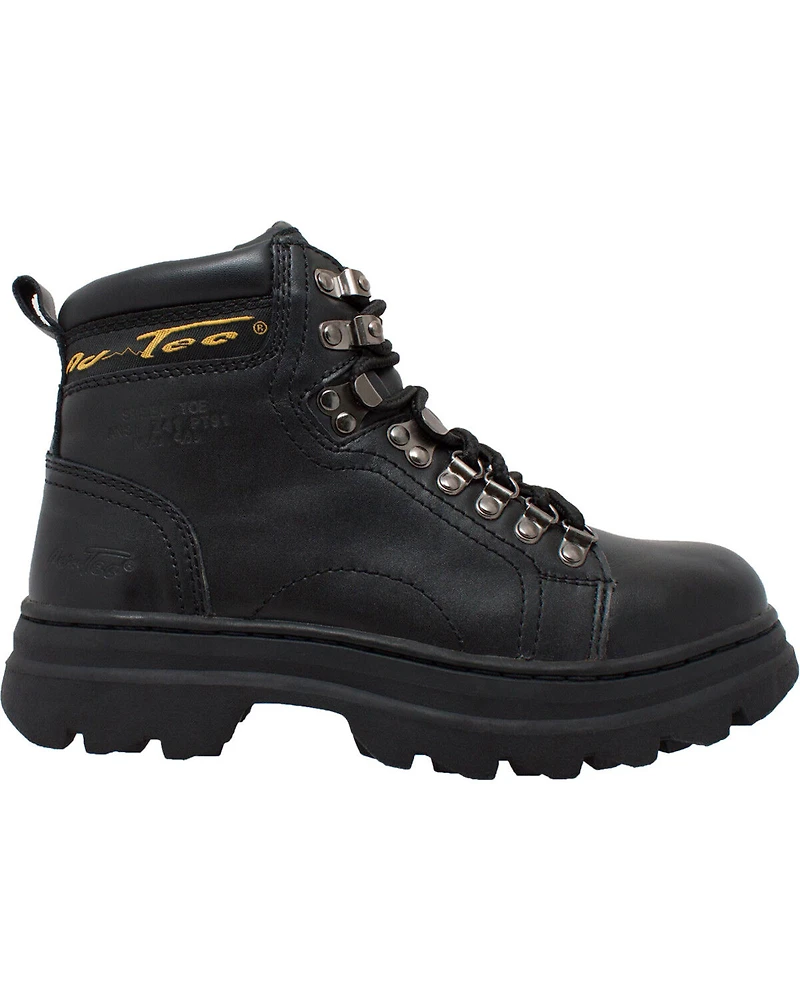 Ad Tec Women's 6" Leather Work Boots - Steel Toe