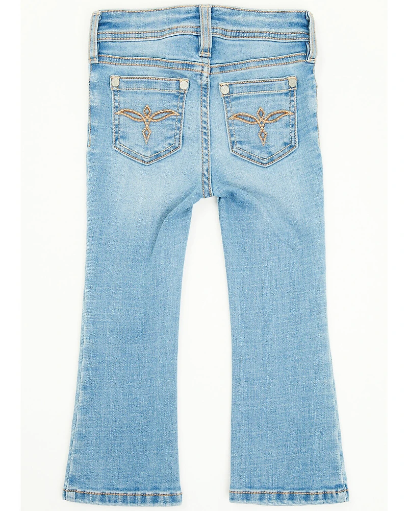 Shyanne Toddler Girls' Light Wash Shayla Bootcut Denim Jeans