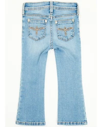 Shyanne Toddler Girls' Light Wash Shayla Bootcut Denim Jeans