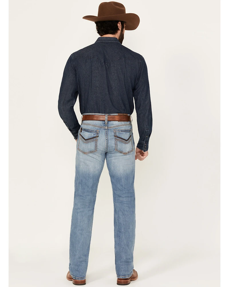 Cody James Men's Fire Water Wash Jackson Slim Straight Stretch Denim Jeans