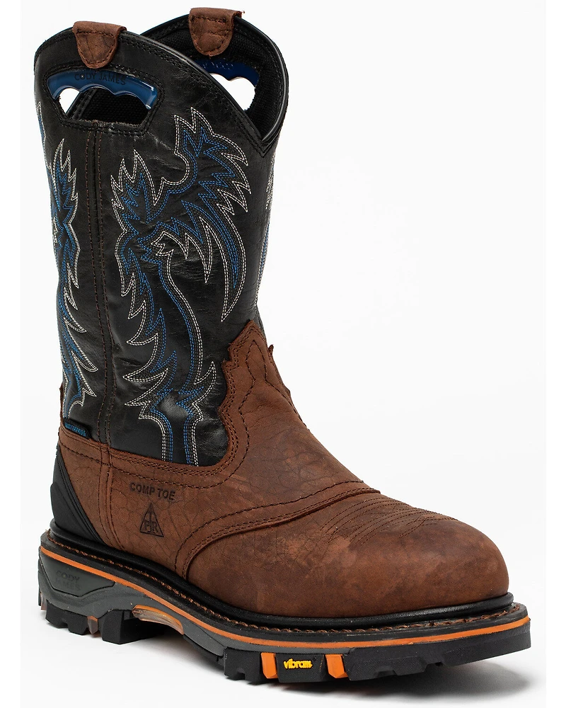 Cody James Men's 11" Decimator Waterproof Western Work Boots