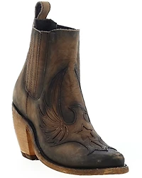 Liberty Black Women's Sophia Western Booties - Round Toe
