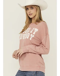 Shyanne Women's Cool It Cowboy Graphic Sweatshirt