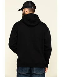 Ariat Men's Black/Lime Rebar Graphic Hooded Work Sweatshirt