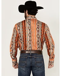 Wrangler Men's Checotah Long Sleeve Snap Western Shirt