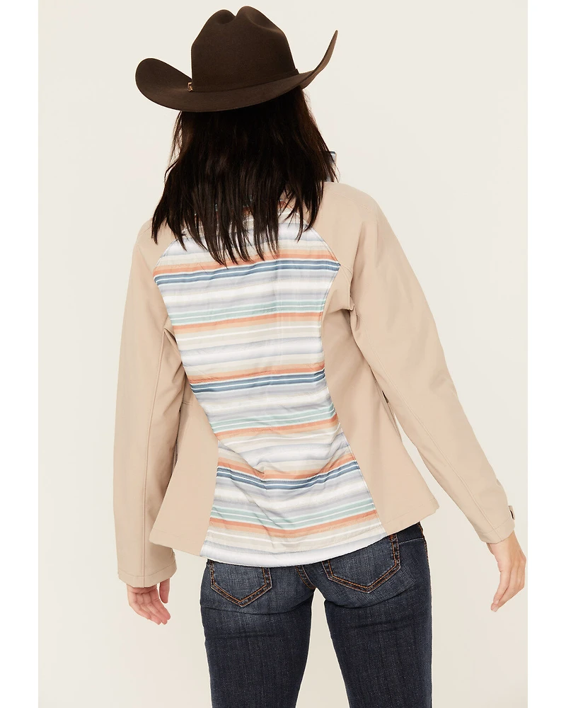 Hooey Women's Serape Striped Softshell Jacket