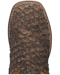 Dan Post Men's Dorsal Exotic Seabass Western Boots - Broad Square Toe