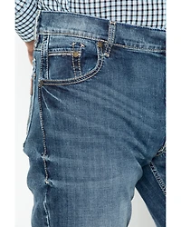 Wrangler Retro Men's Layton Medium Wash Low Rise Slim Bootcut Jeans - Tall