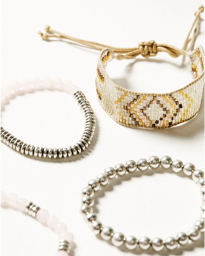 Shyanne Women's Moonbeam Mixed Bracelet Set