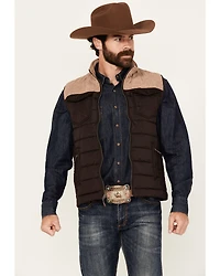 Hooey Men's Colorblock Packable Puffer Vest