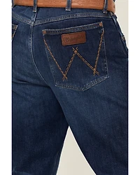 Wrangler Retro Men's Troxler Dark Wash Relaxed Bootcut Stretch Denim Jeans