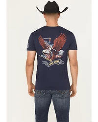 Buckwear Men's Patriot Rider Short Sleeve Graphic T-Shirt