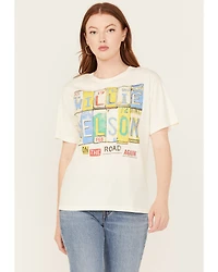 Day Dreamer Women's Willie Nelson On The Road Short Sleeve Graphic Tee