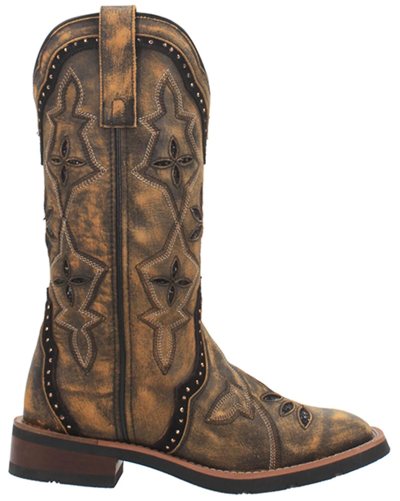 Laredo Women's Bouquet Western Performance Boots - Broad Square Toe