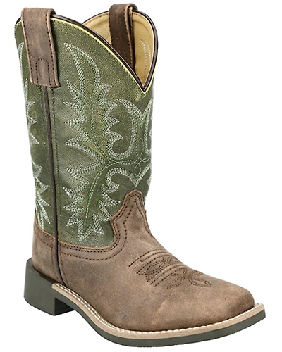 Smoky Mountain Little Boys' Harrison Performance Western Boots - Broad Square Toe