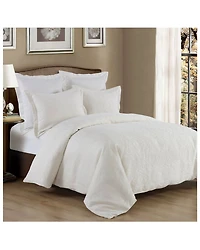 HiEnd Accents Super Queen Matelasse Coverlet - 3 Piece