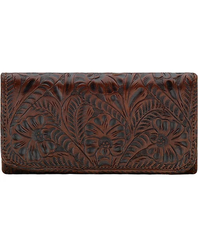 American West Women's Annie's Secret Tri-Fold Wallet