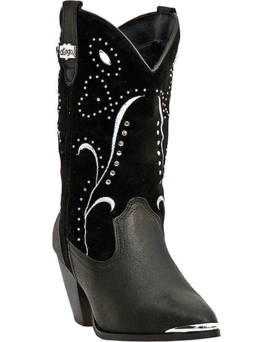 Dingo Women's Ava Studded Western Boots - Round Toe