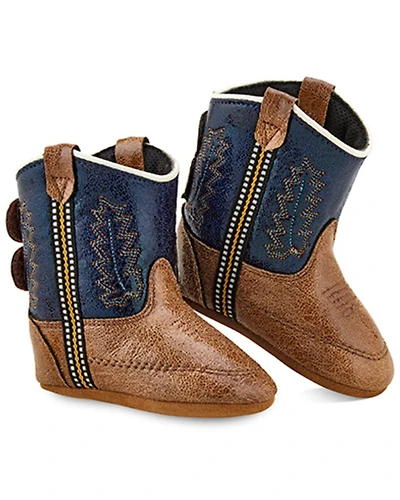 Old West Infant Boys' Poppet Boots - Round Toe