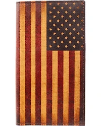 Nocona Men's Vintage American Flag Rodeo Wallet