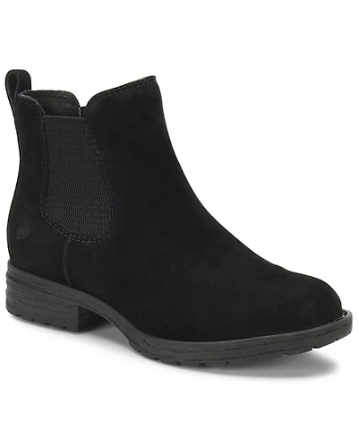 Born Women's Cove Suede Waterproof Chelsea Booties - Round Toe
