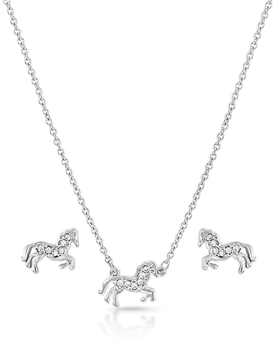 Montana Silversmiths Women's All The Pretty Horses Jewelry Set - 2 Piece