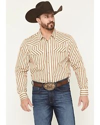 Gibson Trading Co Men's Sand Trap Striped Long Sleeve Snap Western Shirt