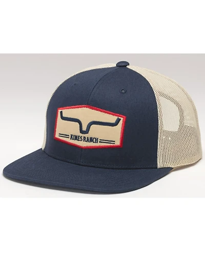 Kimes Ranch Men's Replay Logo Patch Mesh-Back Trucker Cap