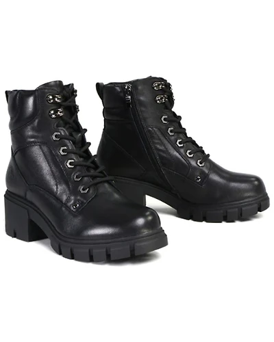 Milwaukee Leather Women's Garter Lace-To-Toe Motorcycle Boots - Round Toe
