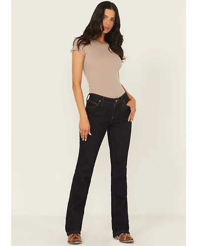 Wrangler Women's Dark Dynasty Ultimate Riding Q-Baby Jeans