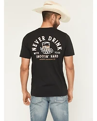 Sendero Provisions Men's Shootin' Hand Short Sleeve Graphic T-Shirt
