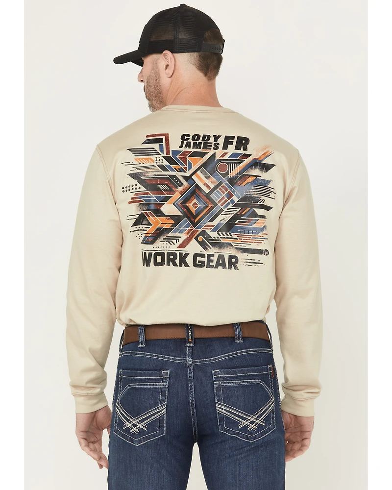 Cody James Men's FR Thrasher Long Sleeve Graphic Work Shirt