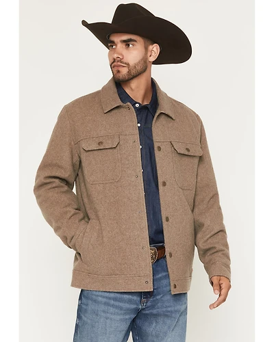Panhandle Slim Men's Oakland Heathered Snap Jacket