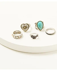 Shyanne Women's Wildheart Concho Ring Set - 5 Piece