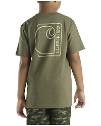Carhartt Boys' Logo Short Sleeve Graphic T-Shirt