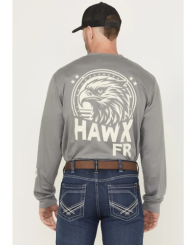 Hawx Men's FR Hawk Long Sleeve Graphic Work Shirt