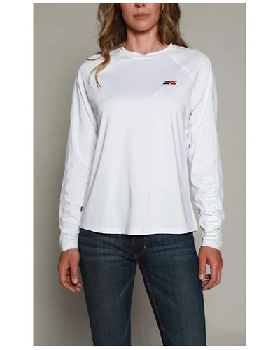 Kimes Ranch Women's KR1 Tech Logo Long Sleeve Tee