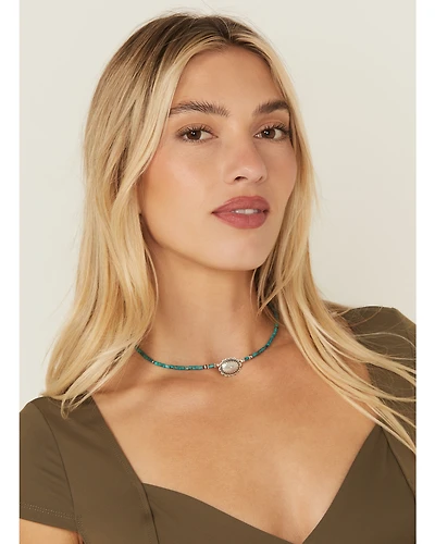 Paige Wallace Women's Cross Concho Necklace